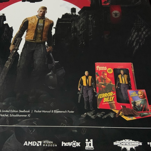 Wolfenstein II: The Colossus - Collector's Edition (PC, 2017) W 12 Inch Figure - Picture 3 of 5